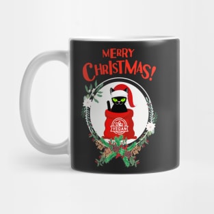 Christmas Cat Vegan Mug